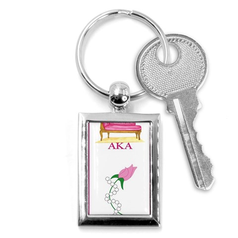 aka_chaise_borde Key Chain (Rectangle) from ArtsNow.com Front
