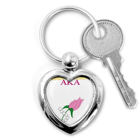 aka_chaise_borde Key Chain (Heart) from ArtsNow.com Front