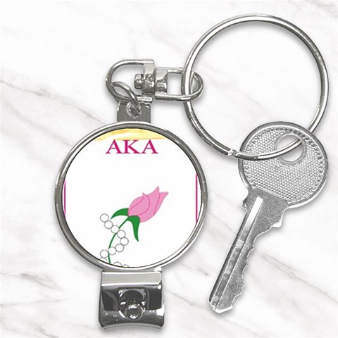 aka_chaise_borde Nail Clippers Key Chain from ArtsNow.com Front
