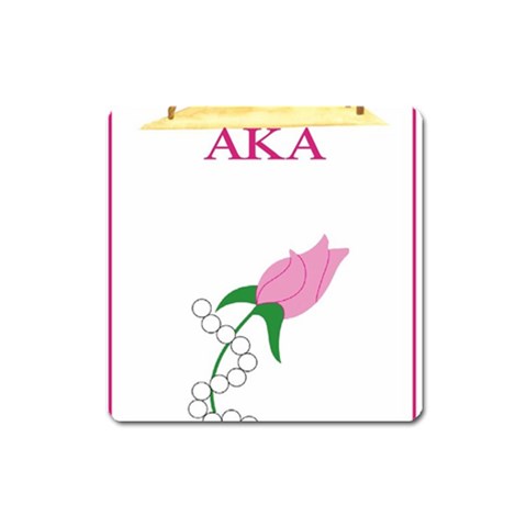aka_chaise_borde Magnet (Square) from ArtsNow.com Front