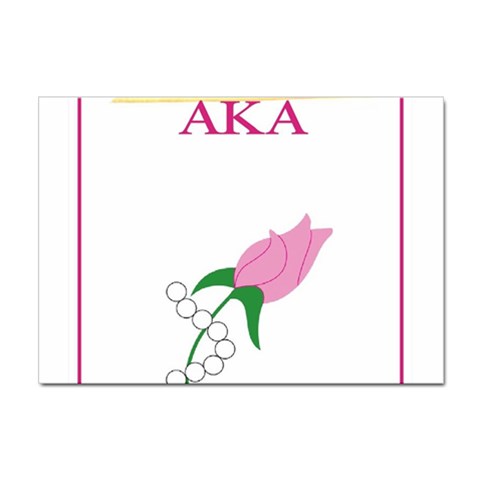 aka_chaise_borde Sticker A4 (100 pack) from ArtsNow.com Front