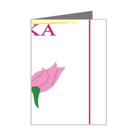 aka_chaise_borde Mini Greeting Card from ArtsNow.com Left