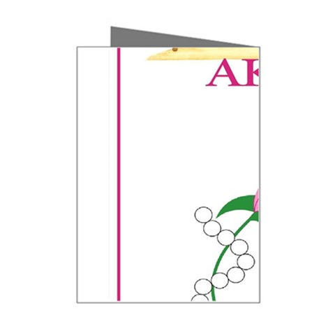 aka_chaise_borde Mini Greeting Card from ArtsNow.com Right