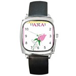 aka_chaise_borde Square Metal Watch