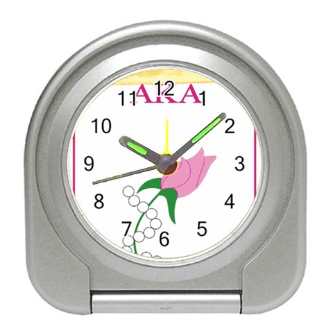 aka_chaise_borde Travel Alarm Clock from ArtsNow.com Front