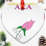 aka_chaise_borde Heart Ornament (Two Sides)