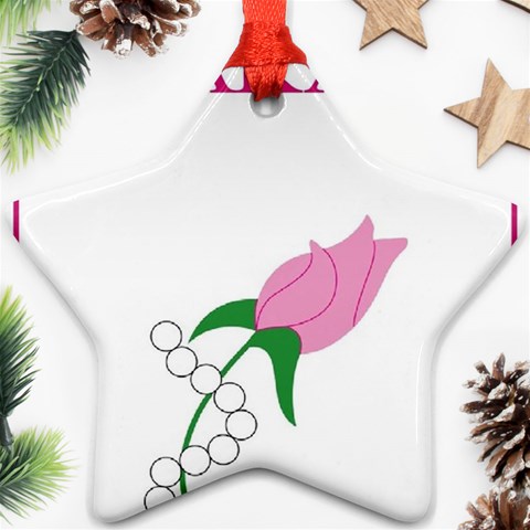 aka_chaise_borde Star Ornament (Two Sides) from ArtsNow.com Front