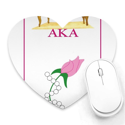 aka_chaise_borde Mousepad (Heart) from ArtsNow.com Front