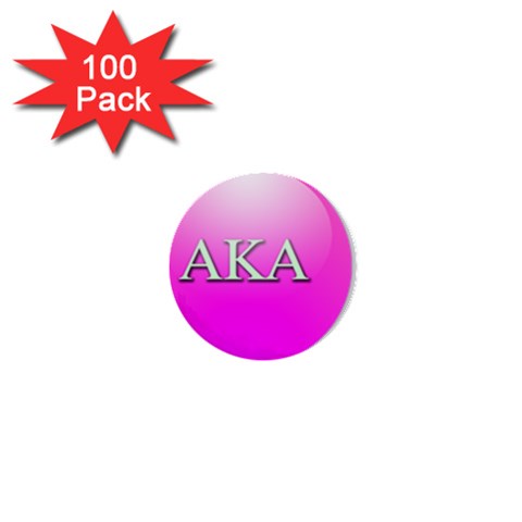 AKA%20BALL 1  Mini Button (100 pack)  from ArtsNow.com Front