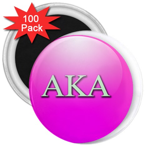 AKA%20BALL 3  Magnet (100 pack) from ArtsNow.com Front