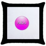 AKA%20BALL Throw Pillow Case (Black)