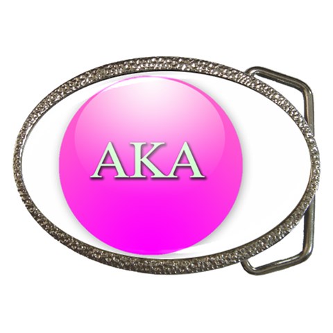 AKA%20BALL Belt Buckle from ArtsNow.com Front
