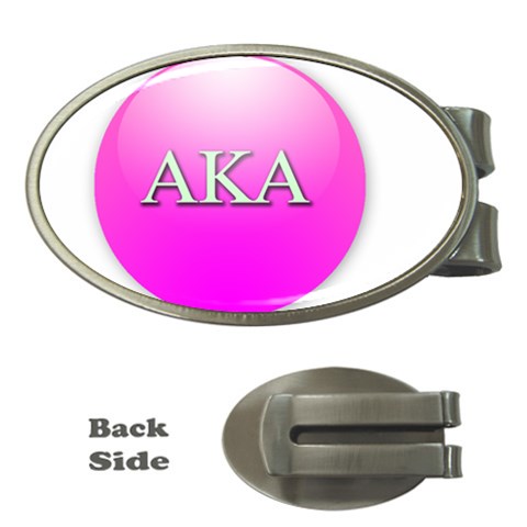 AKA%20BALL Money Clip (Oval) from ArtsNow.com Front