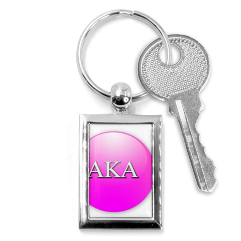 AKA%20BALL Key Chain (Rectangle) from ArtsNow.com Front