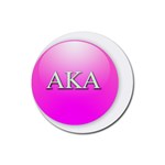AKA%20BALL Rubber Round Coaster (4 pack)