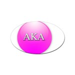AKA%20BALL Sticker (Oval)