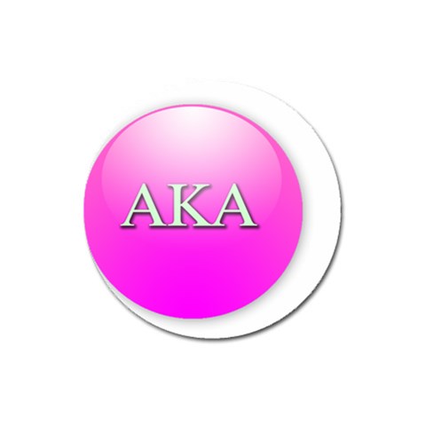 AKA%20BALL Magnet 3  (Round) from ArtsNow.com Front