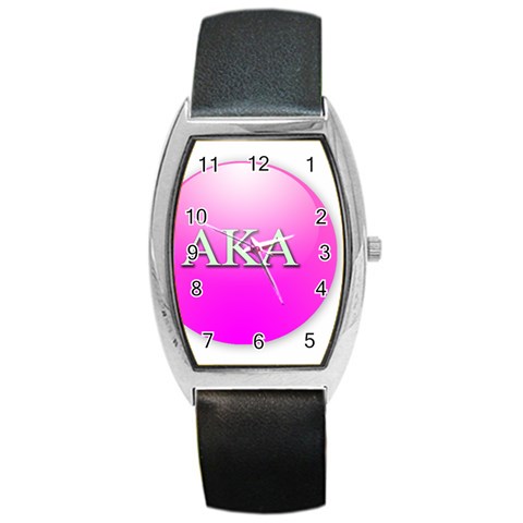 AKA%20BALL Barrel Style Metal Watch from ArtsNow.com Front