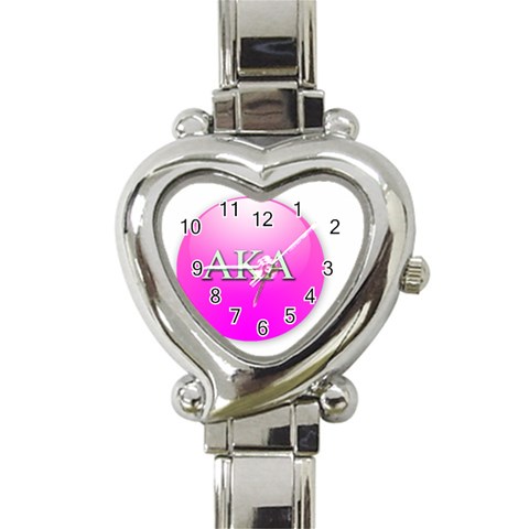 AKA%20BALL Heart Italian Charm Watch from ArtsNow.com Front