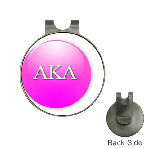 AKA%20BALL Golf Ball Marker Hat Clip from ArtsNow.com Front
