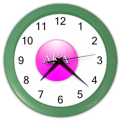 AKA%20BALL Color Wall Clock from ArtsNow.com Front