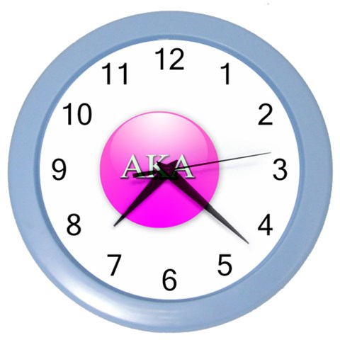 AKA%20BALL Color Wall Clock from ArtsNow.com Front