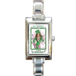 AKA Wanted Rectangular Italian Charm Watch