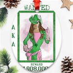 AKA Wanted Ornament (Oval)