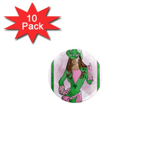 AKA Wanted 1  Mini Magnet (10 pack)  from ArtsNow.com Front