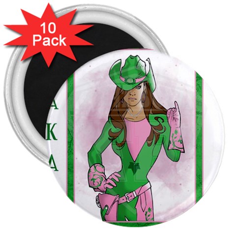 AKA Wanted 3  Magnet (10 pack) from ArtsNow.com Front