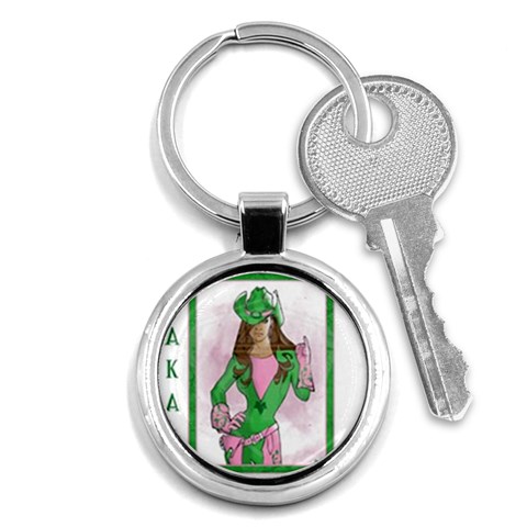 AKA Wanted Key Chain (Round) from ArtsNow.com Front