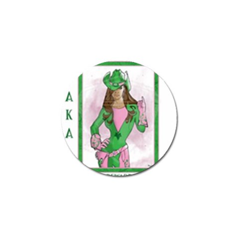 AKA Wanted Golf Ball Marker (4 pack) from ArtsNow.com Front