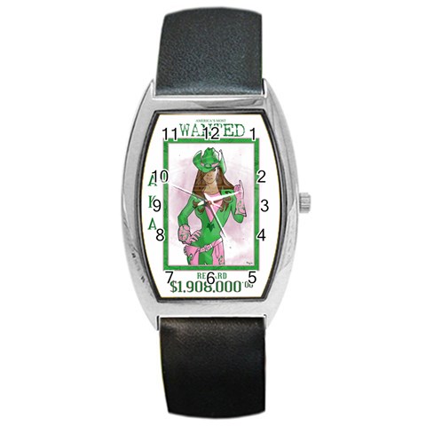 AKA Wanted Barrel Style Metal Watch from ArtsNow.com Front