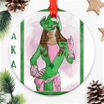 AKA Wanted Round Ornament (Two Sides)