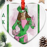 AKA Wanted Heart Ornament (Two Sides)