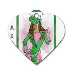 AKA Wanted Dog Tag Heart (One Side)