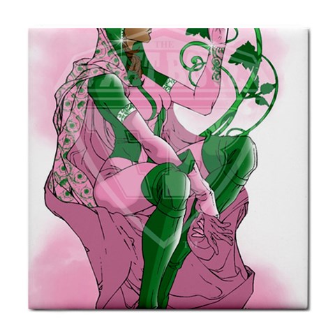 aka True Elegance Tile Coaster from ArtsNow.com Front