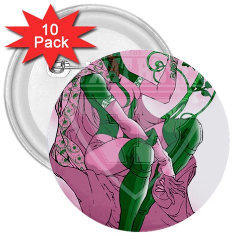 aka True Elegance 3  Button (10 pack) from ArtsNow.com Front