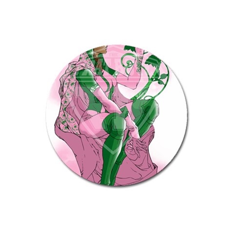aka True Elegance Magnet 3  (Round) from ArtsNow.com Front