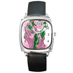 aka True Elegance Square Metal Watch