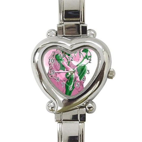 aka True Elegance Heart Italian Charm Watch from ArtsNow.com Front