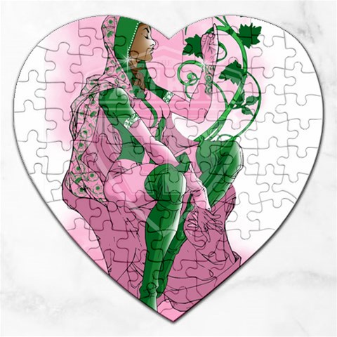 aka True Elegance Jigsaw Puzzle (Heart) from ArtsNow.com Front