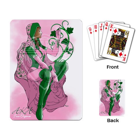 aka True Elegance Playing Cards Single Design from ArtsNow.com Back