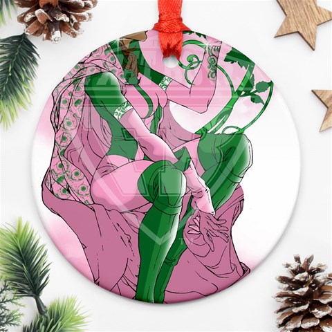 aka True Elegance Round Ornament (Two Sides) from ArtsNow.com Front