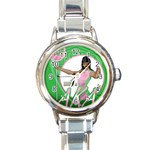 aka Stop H8N on AKA s Round Italian Charm Watch