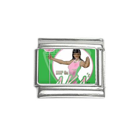 aka Stop H8N on AKA s Italian Charm (9mm) from ArtsNow.com Front