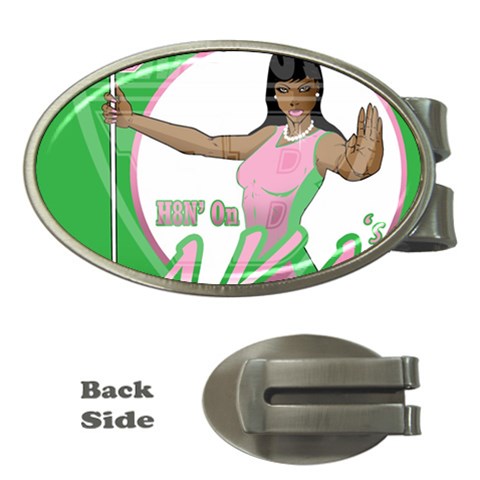 aka Stop H8N on AKA s Money Clip (Oval) from ArtsNow.com Front