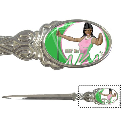aka Stop H8N on AKA s Letter Opener from ArtsNow.com Front