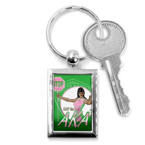 aka Stop H8N on AKA s Key Chain (Rectangle) from ArtsNow.com Front