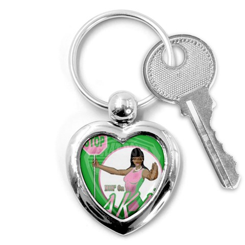 aka Stop H8N on AKA s Key Chain (Heart) from ArtsNow.com Front